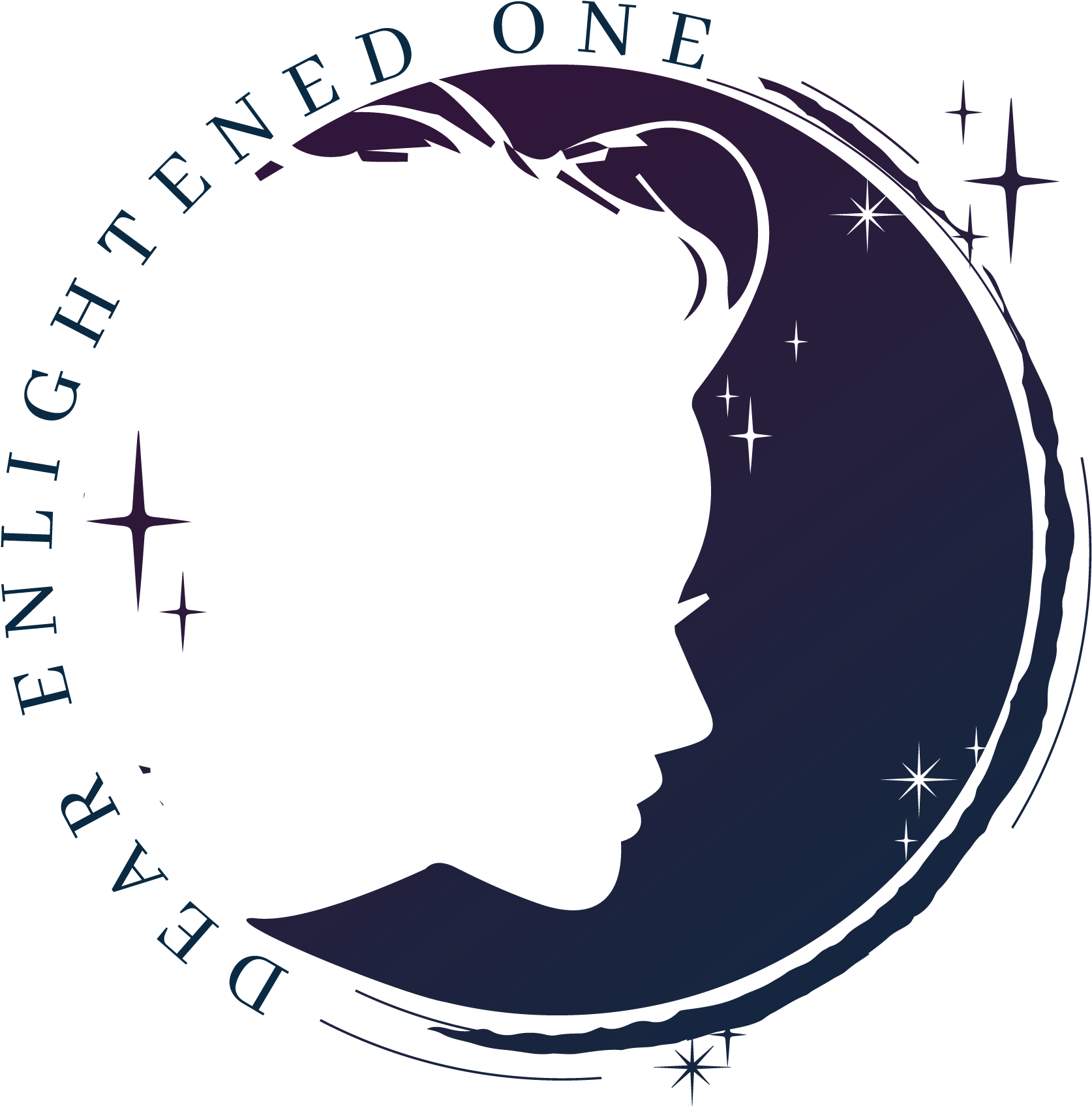 Enlightened One Silhouette Graphic PNG image