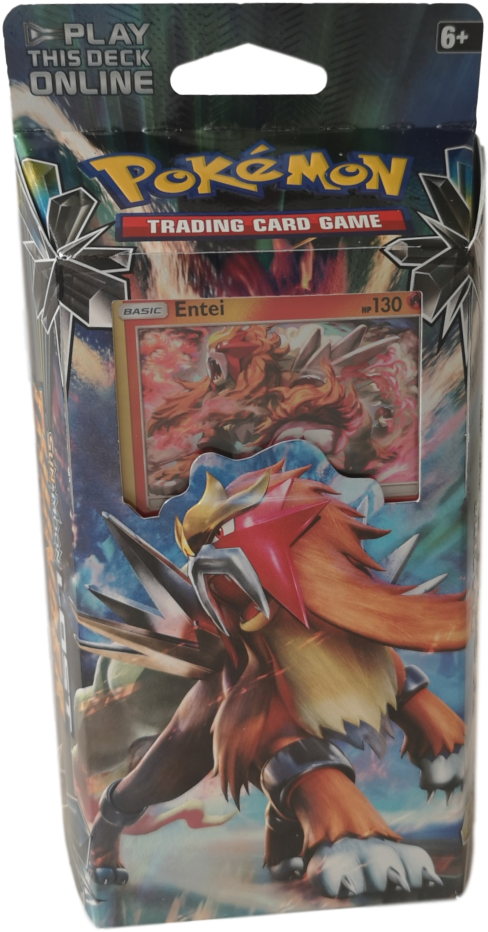 Entei Pokemon T C G Booster Pack PNG image