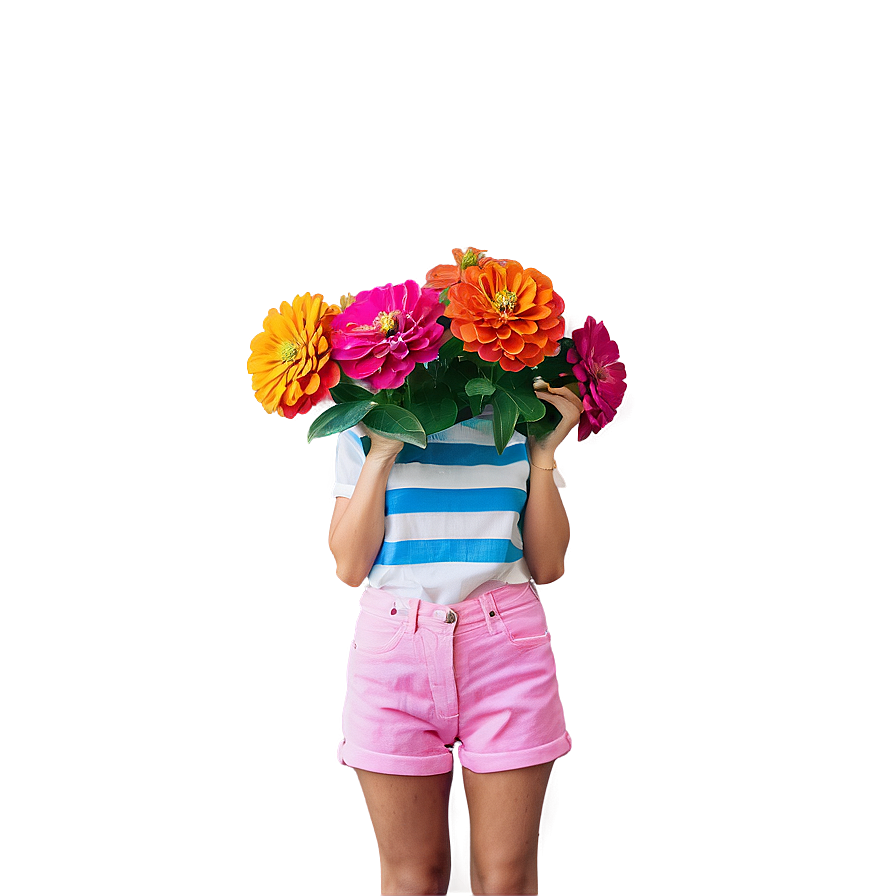 Enthusiastic Zinnia Png Chv PNG image