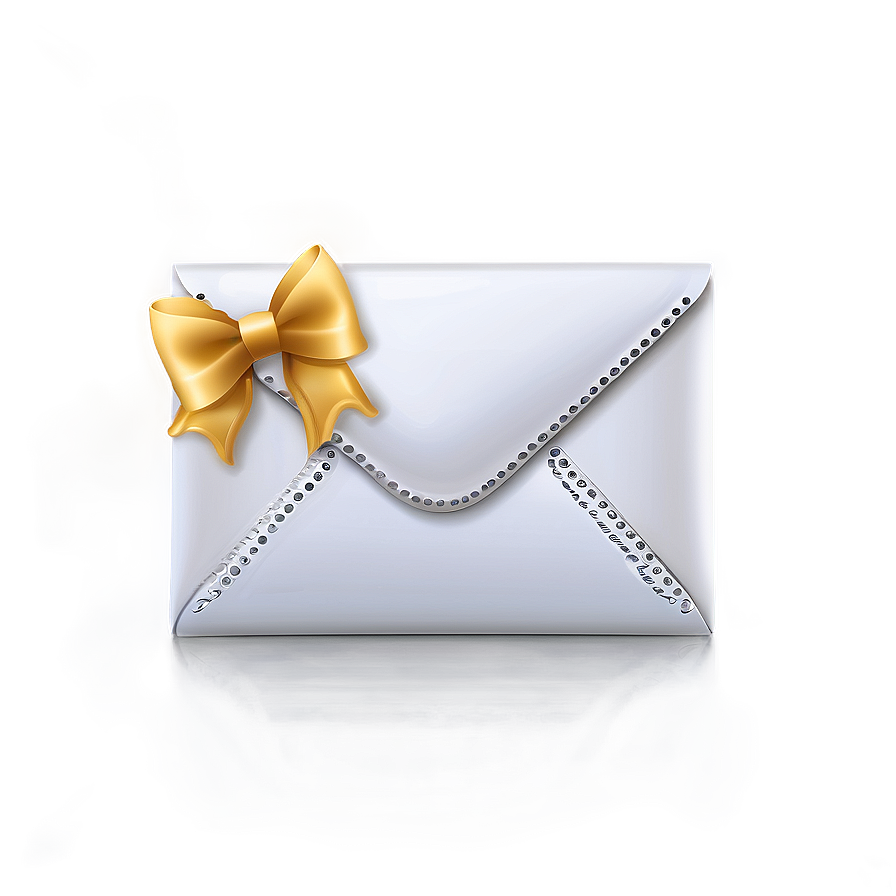 Envelope With Bow Png Eov44 PNG image
