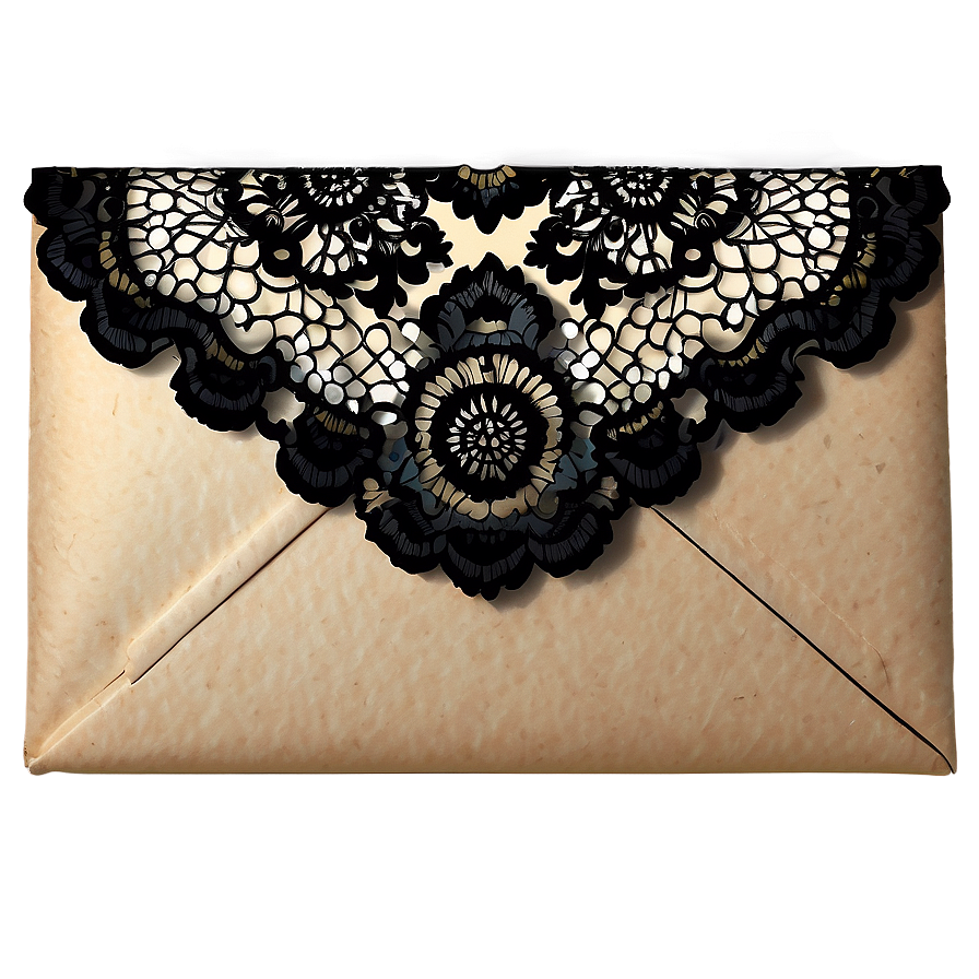 Envelope With Lace Png Epg87 PNG image