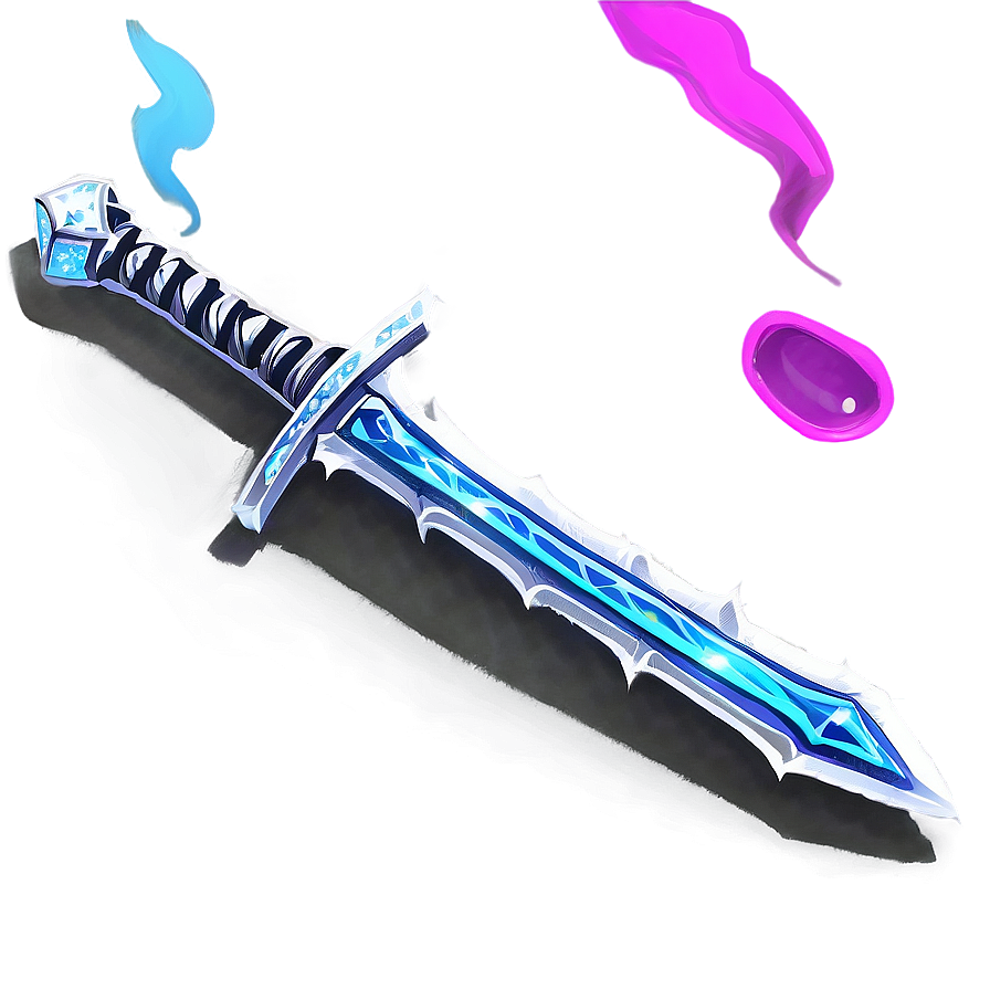 Epic Diamond Sword Sketch Png 05252024 PNG image