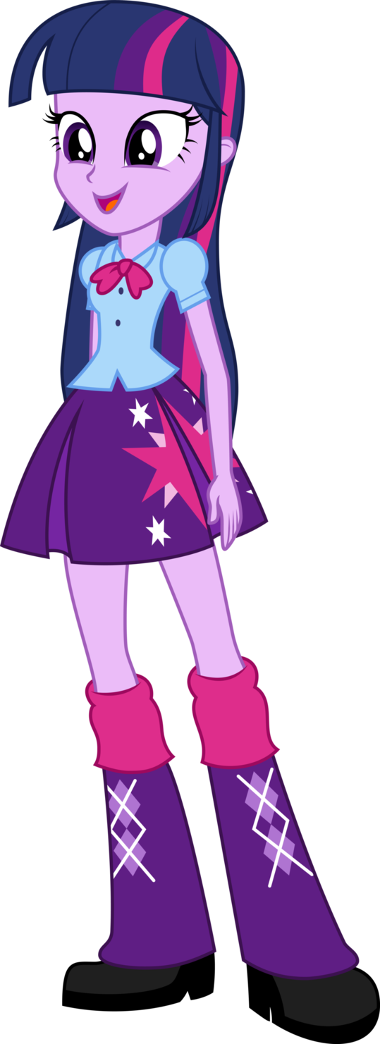 Equestria Girls Twilight Sparkle Standing PNG image