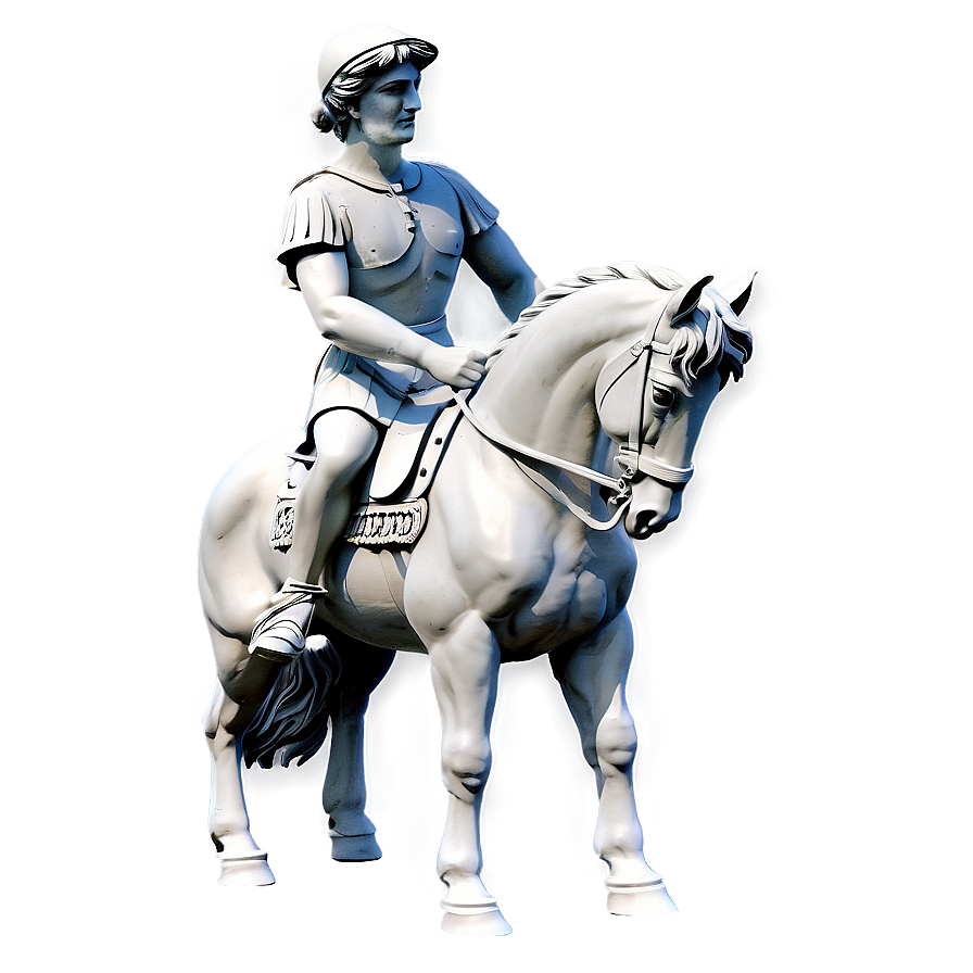 Equestrian Roman Statue Png 63 PNG image