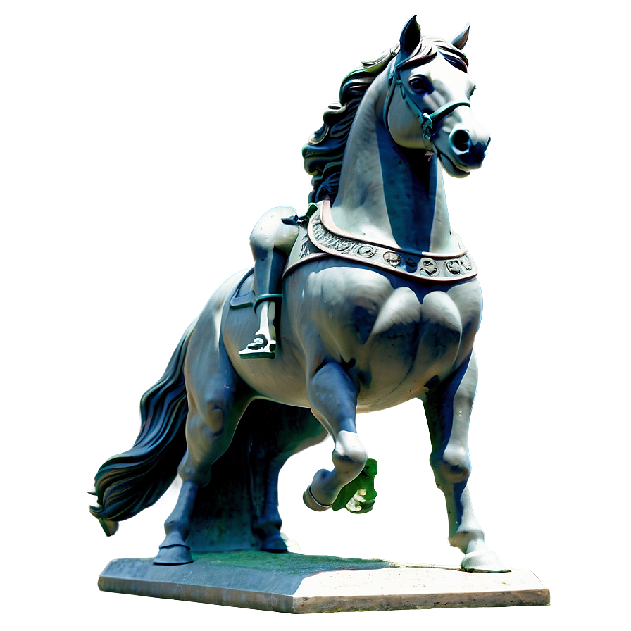 Equestrian Roman Statue Png Awp PNG image