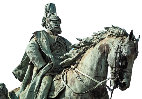 Equestrian Statue Historical Figure PNG image