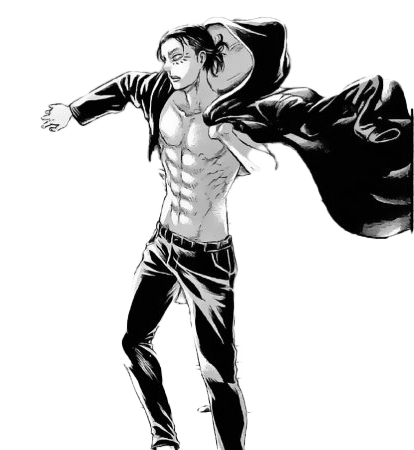 Eren Yeager Attackon Titan PNG image