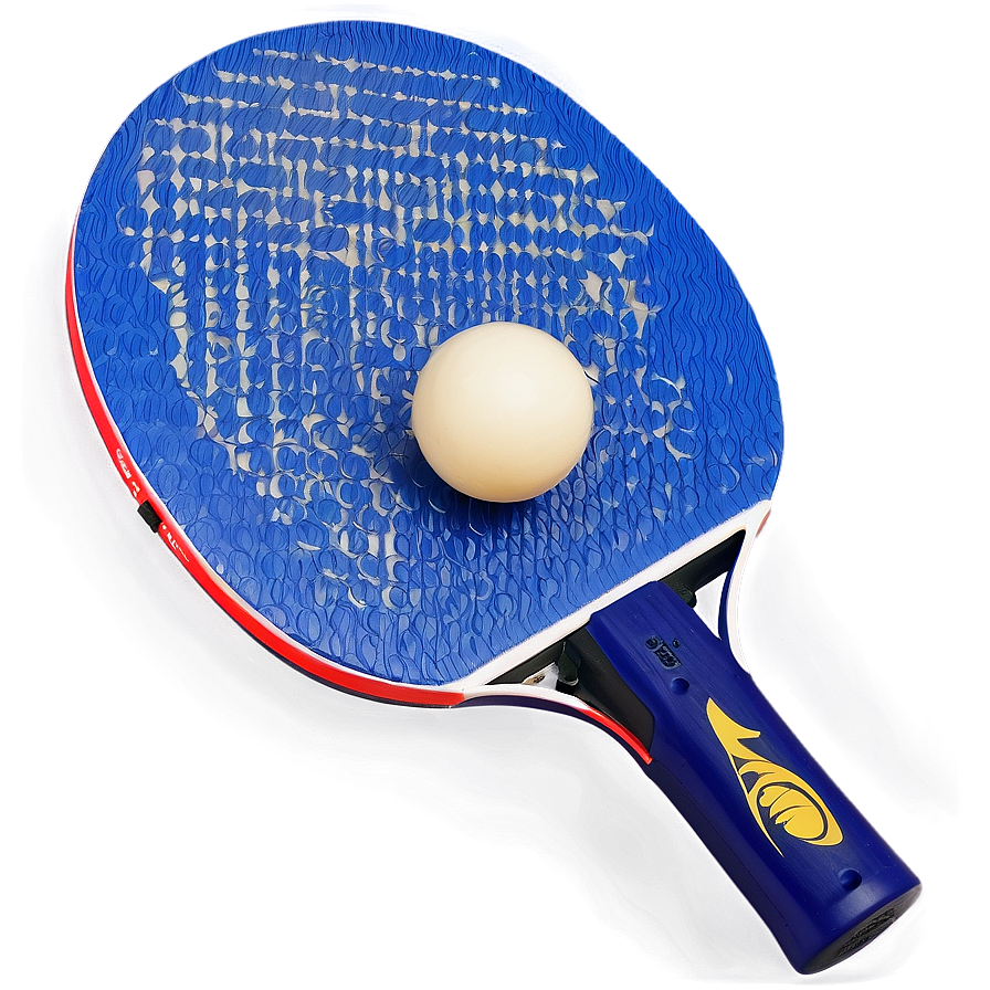 Ergonomic Ping Pong Racket Png 06132024 PNG image