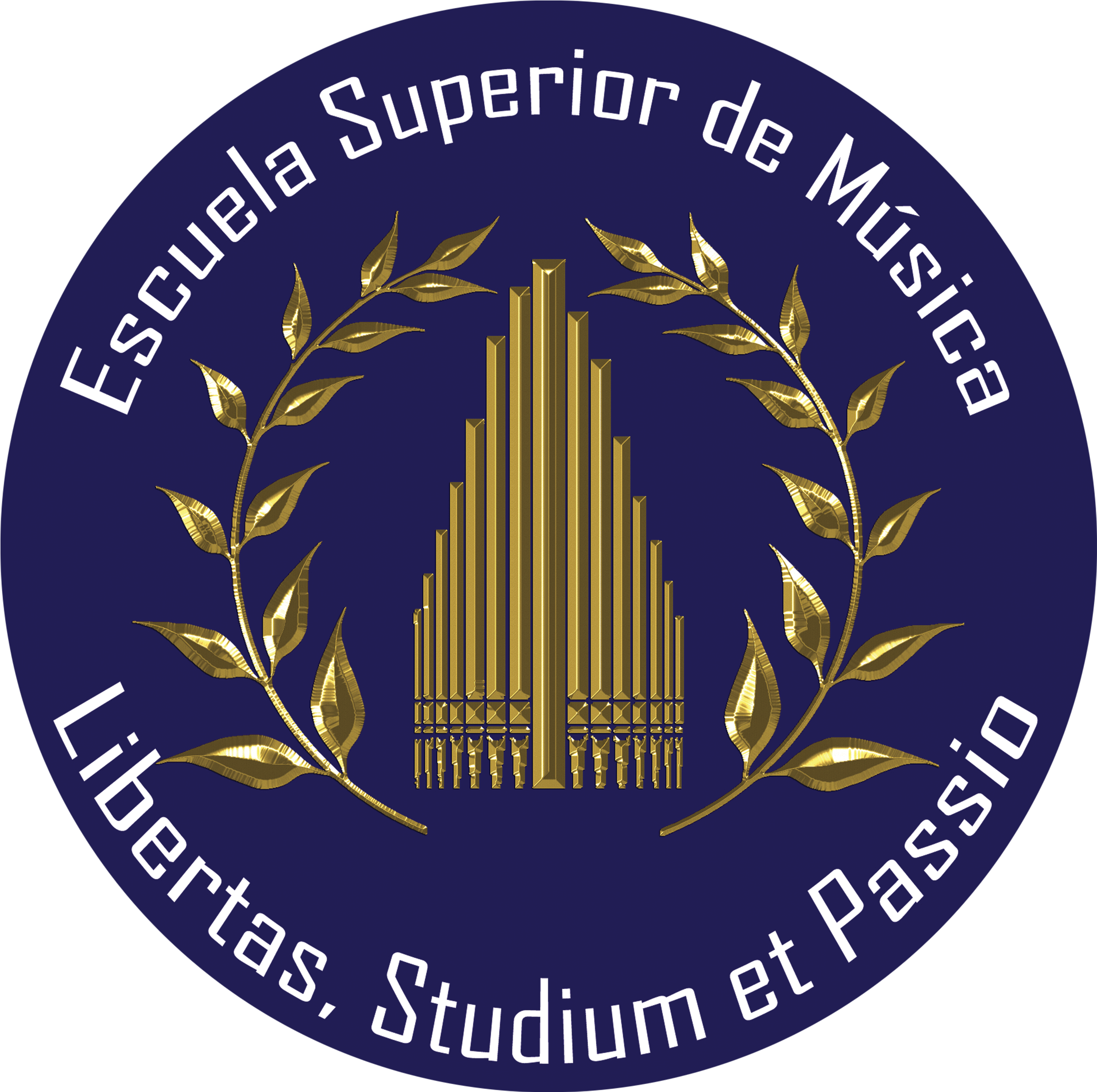 Escuela Superiorde Musica Emblem PNG image