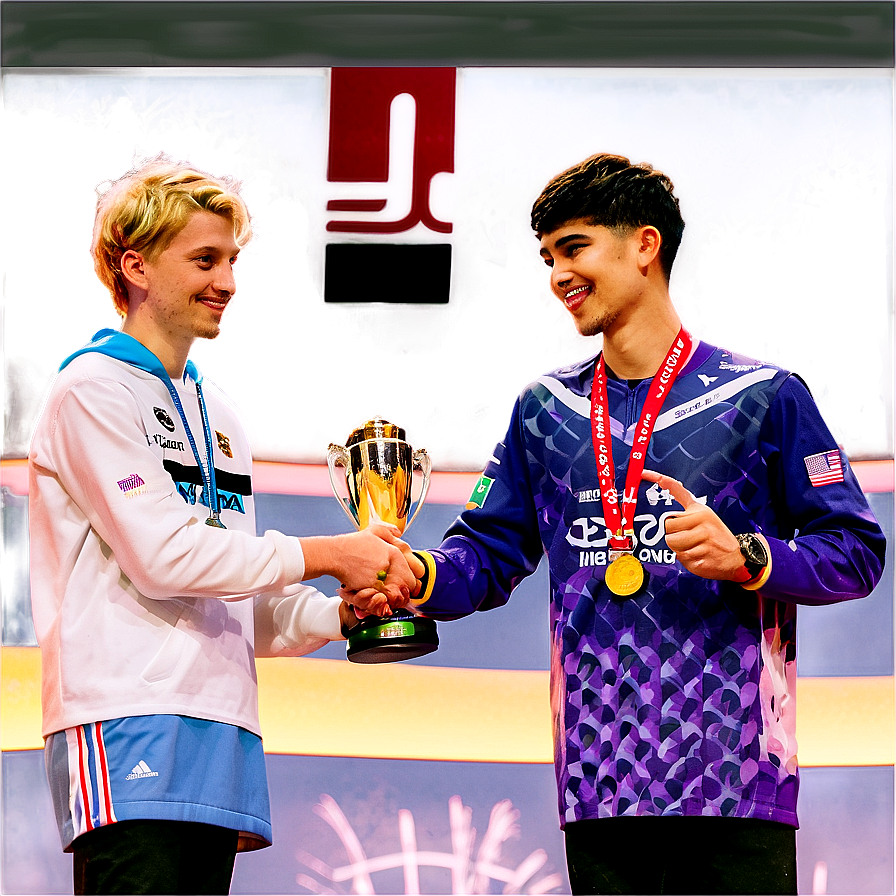 Esports Podium Ceremony Png Jvm PNG image