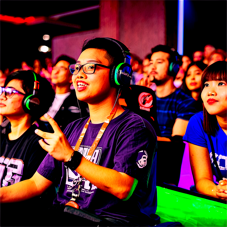 Esports Tournament Fans Png 06242024 PNG image