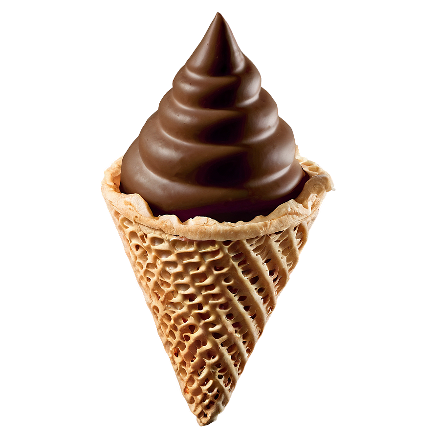 Espresso Waffle Cone Png 32 PNG image