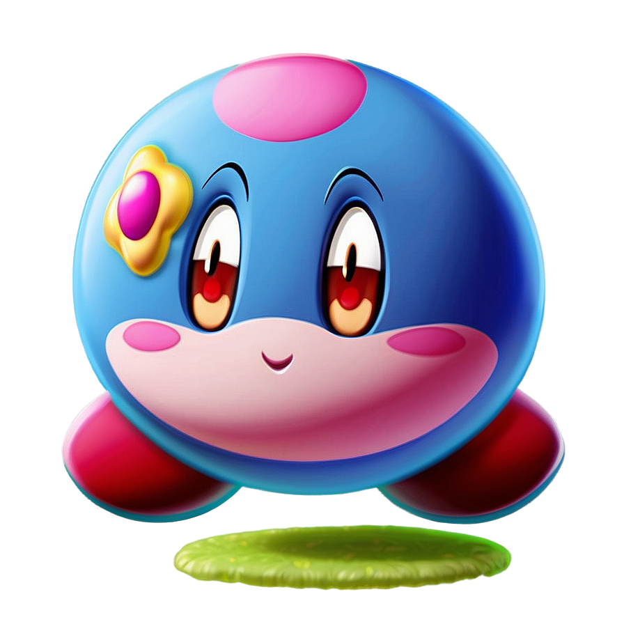 Essential Kirby Blue Character Png Download Jqu PNG image