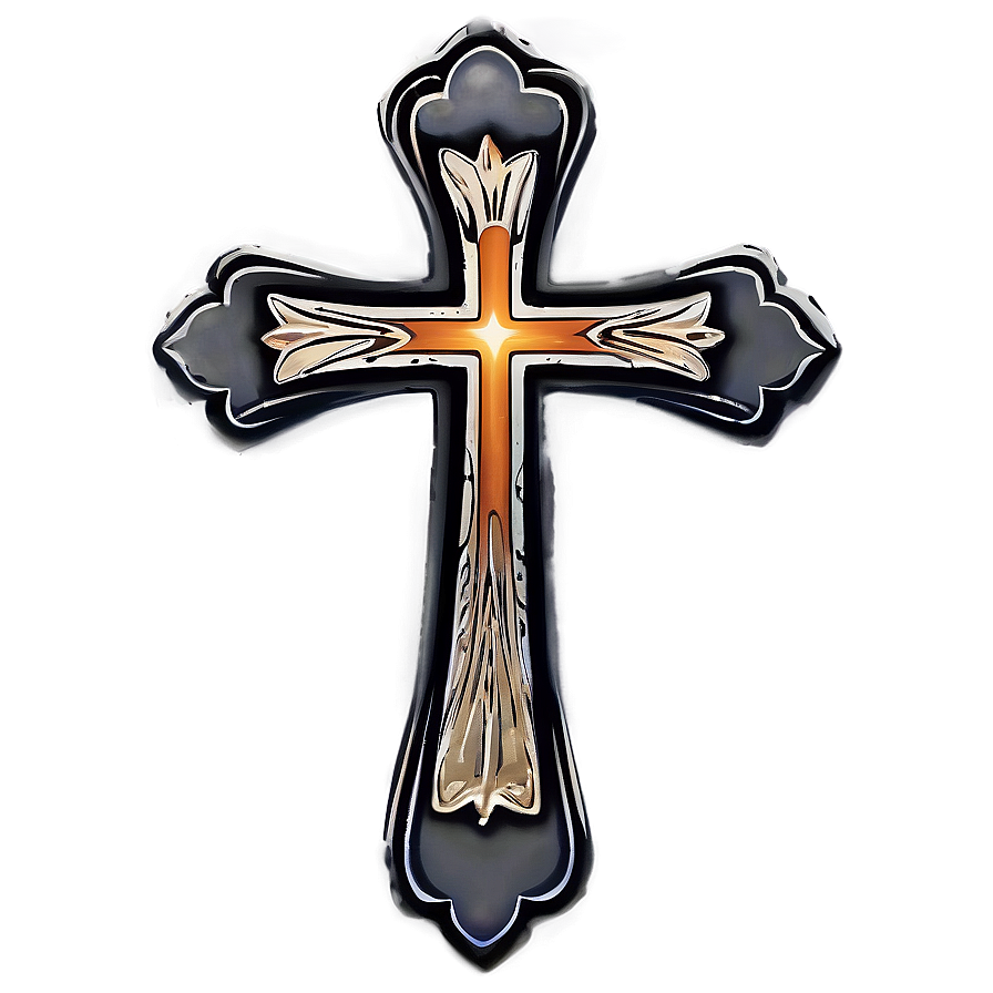 Etched Cross Template Png Kce PNG image