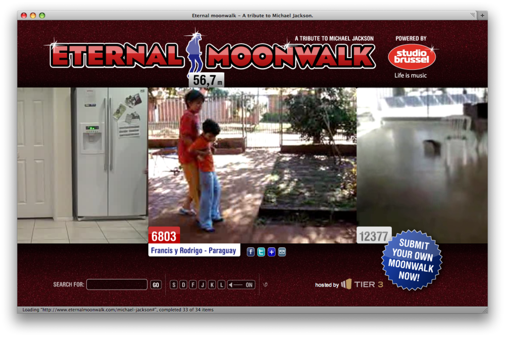 Eternal Moonwalk Tribute Screenshot PNG image
