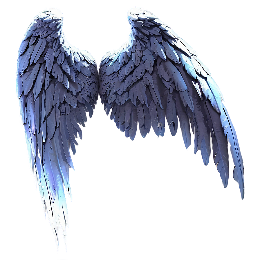 Ethereal Angel Wings Silhouette Png Ica89 PNG image