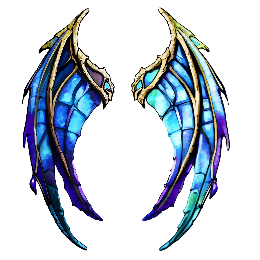 Ethereal Dragon Wings Artwork Png 30 PNG image