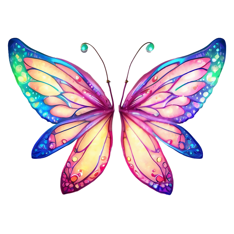 Ethereal Fairy Wings Artwork Png Mtn14 PNG image