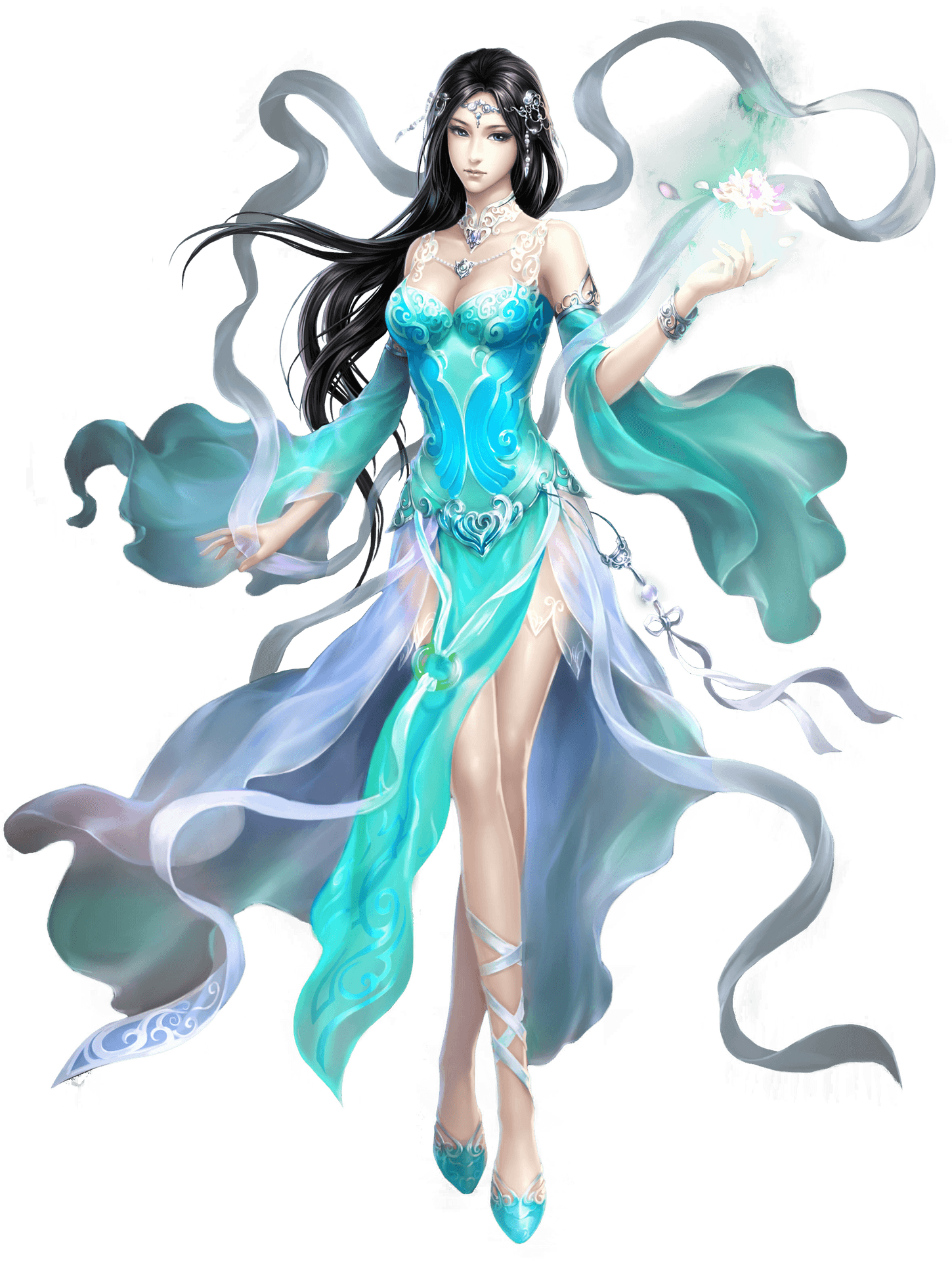 Ethereal_ Fantasy_ Figure PNG image