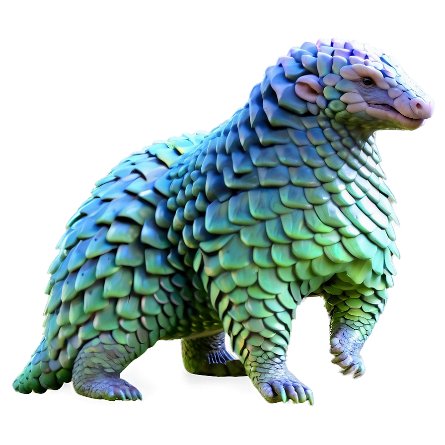 Ethereal Pangolin Spirit Png Sti83 PNG image