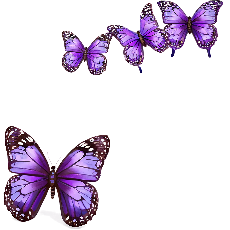 Ethereal Purple Butterfly Png Qvc PNG image
