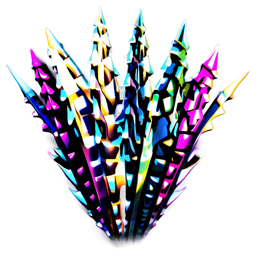 Ethereal Spikes Light Effect Png 66 PNG image