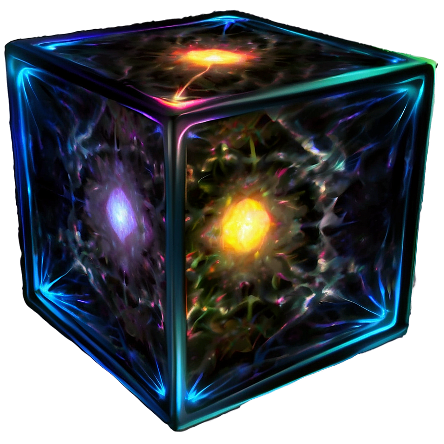 Ethereal Tesseract Png 06292024 PNG image