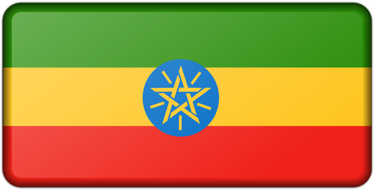 Ethiopian Flag Graphic PNG image