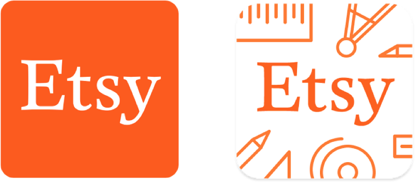 Etsy Logo Evolution PNG image
