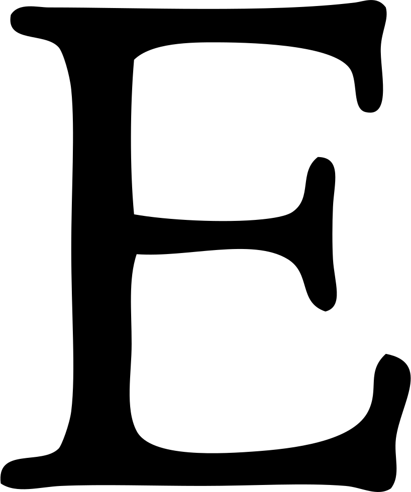 Etsy Logo Letter E PNG image