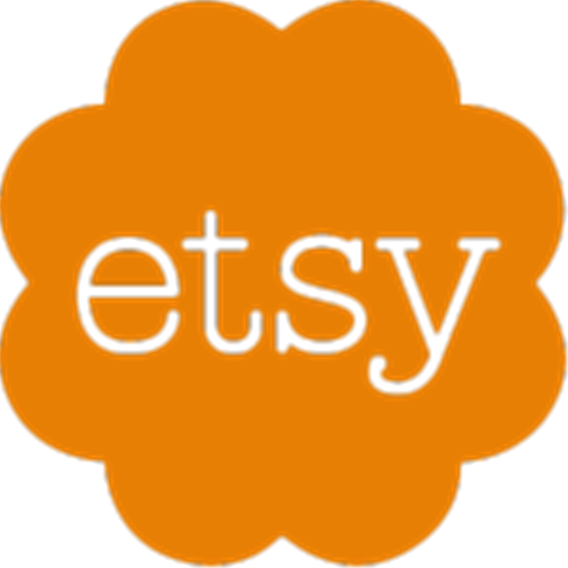 Etsy Logo Orange Background PNG image