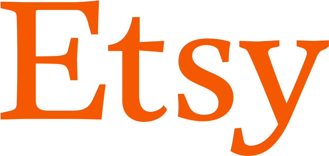 Etsy Logo Orangeon Gray PNG image