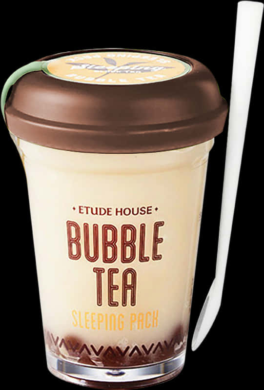 Etude House Bubble Tea Sleeping Pack PNG image