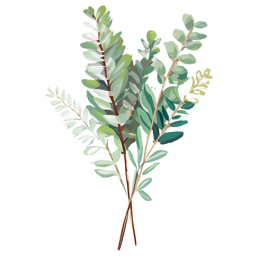 Eucalyptus Bouquet Png Yuo PNG image