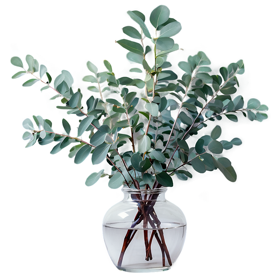 Eucalyptus In Vase Png 05242024 PNG image