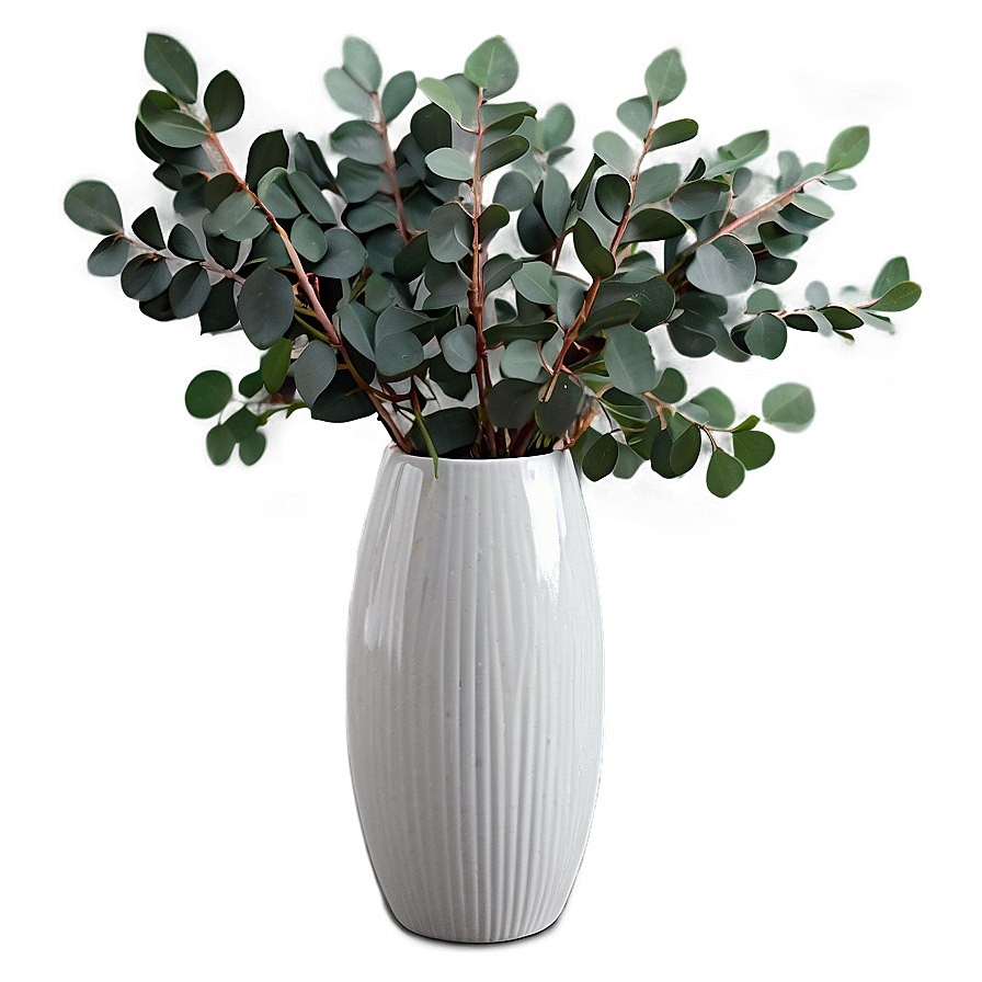 Eucalyptus In Vase Png Gsj76 PNG image