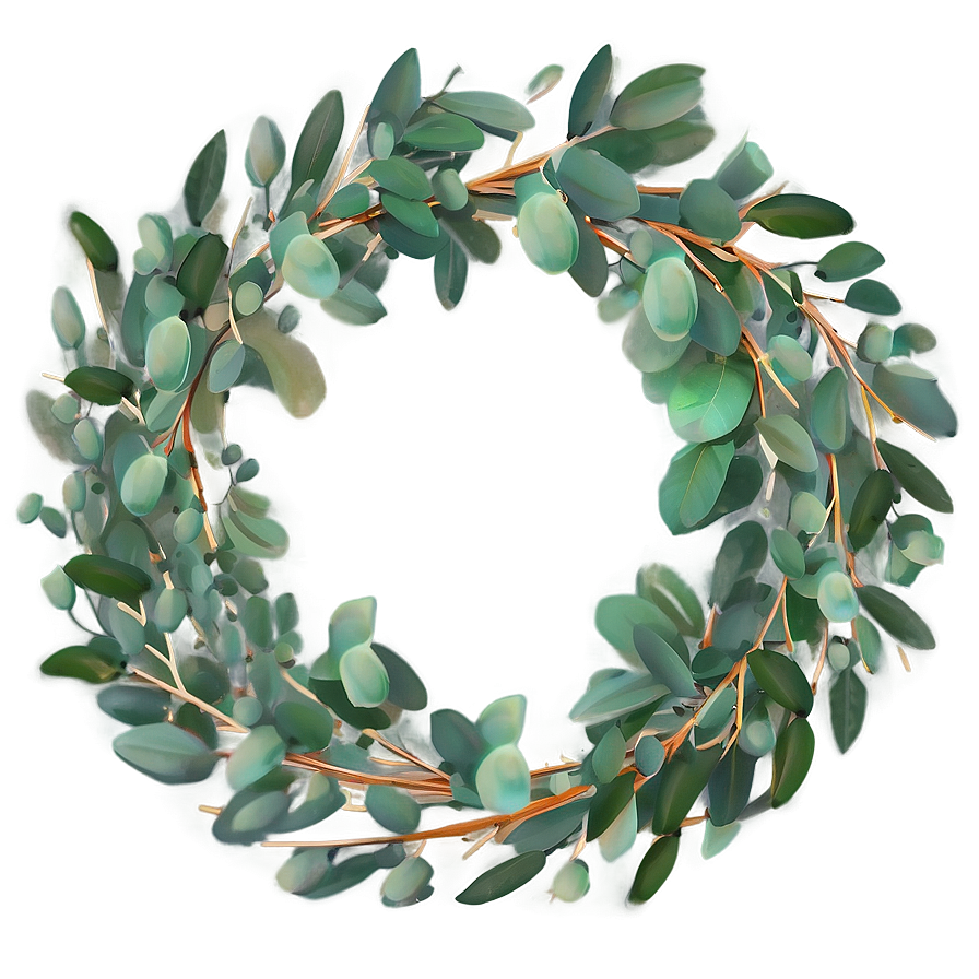 Eucalyptus Wreath Clipart Png Oog PNG image