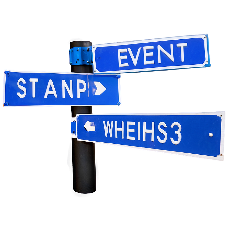 Event Street Signs Png Eag PNG image