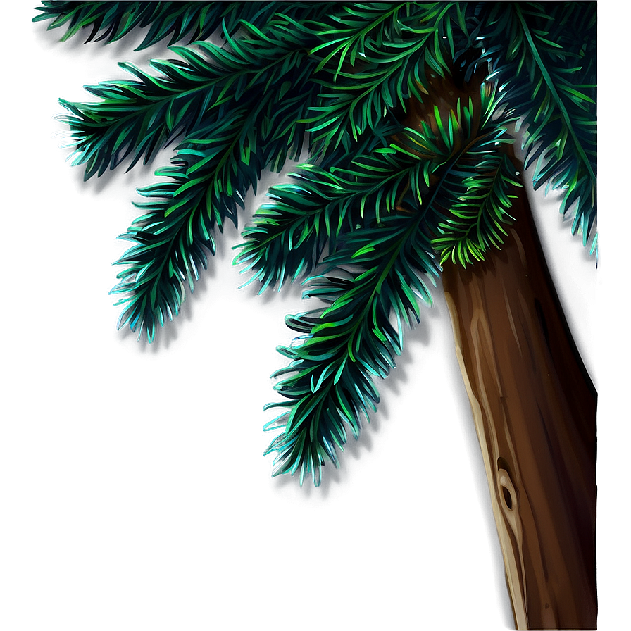 Evergreen Tree Art Png 42 PNG image