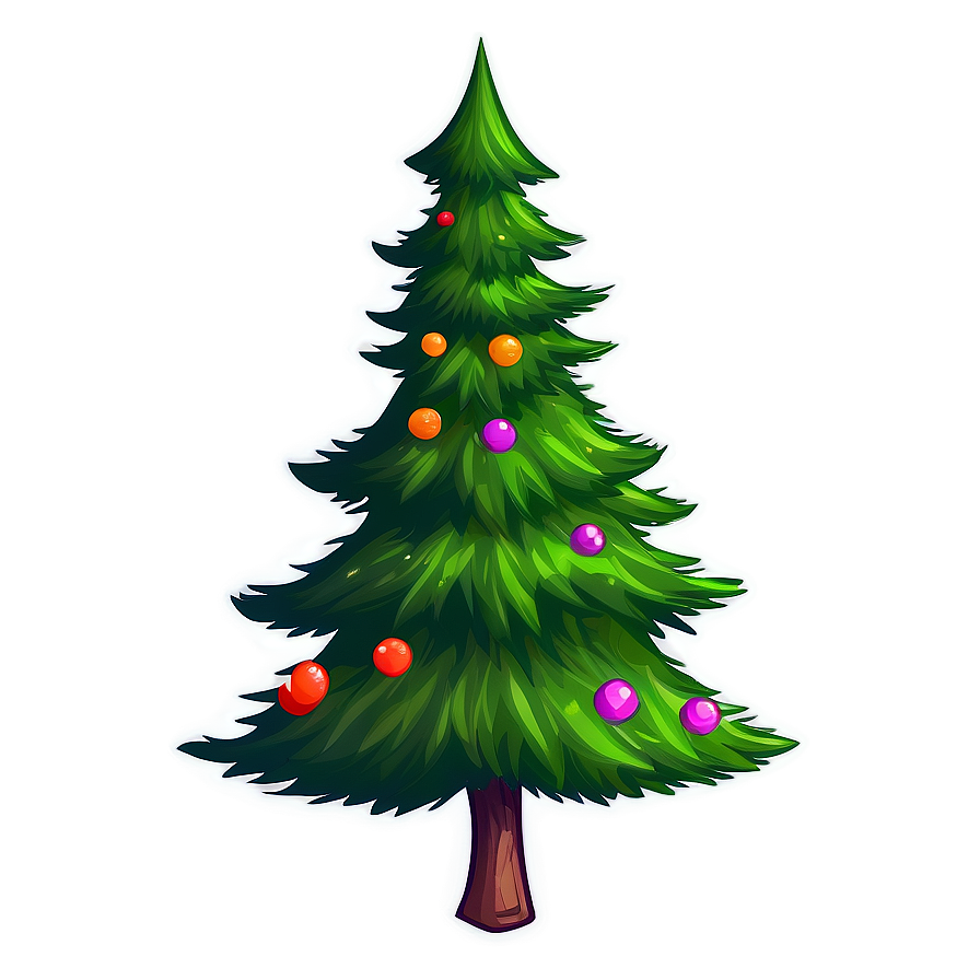 Evergreen Tree Clipart Png 27 PNG image