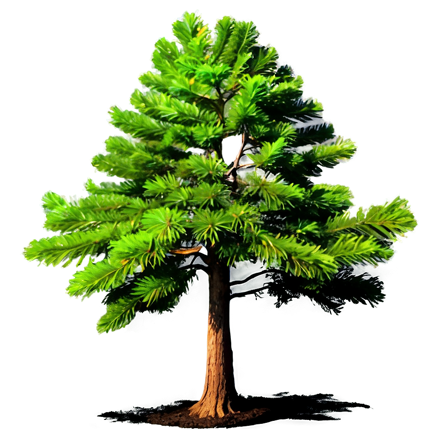 Evergreen Tree In Forest Png 06212024 PNG image