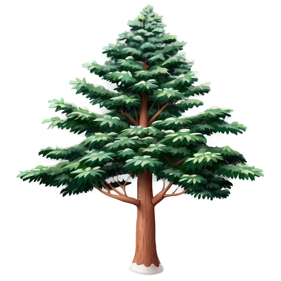 Evergreen Tree Landscape Png Tyj38 PNG image