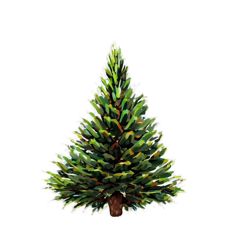 Evergreen Tree With Cones Png 06212024 PNG image