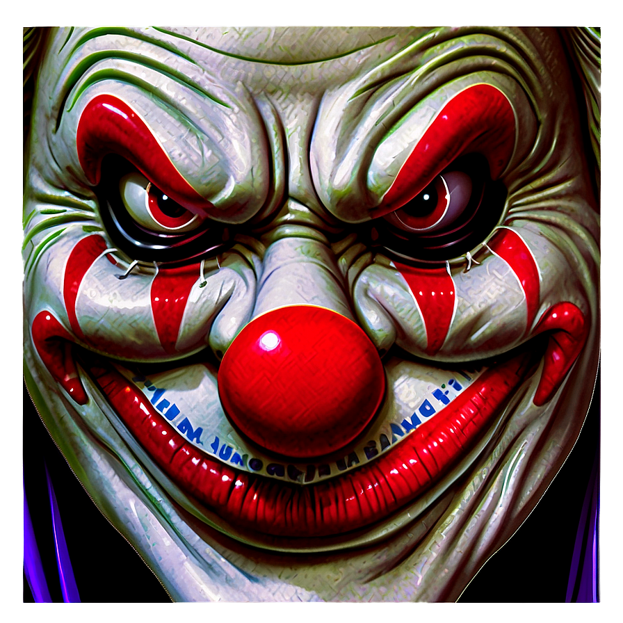 Evil Clown Face Picture Png Kpr PNG image