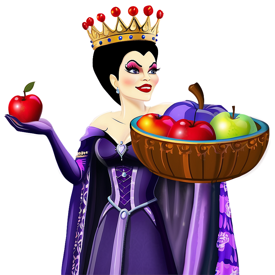 Evil Queen With Apple Png 06282024 PNG image