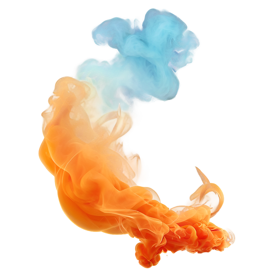 Evocative Orange Smoke Png Mrr38 PNG image