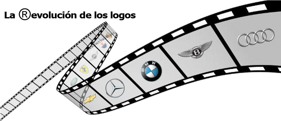 Evolutionof Automotive Logos Filmstrip PNG image