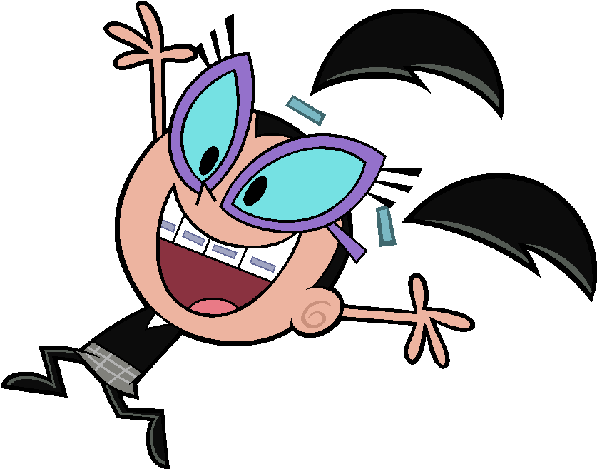 Excited Cartoon Character Jumping PNG image