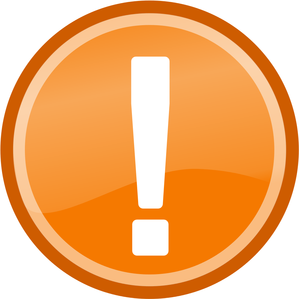 Exclamation Alert Icon PNG image