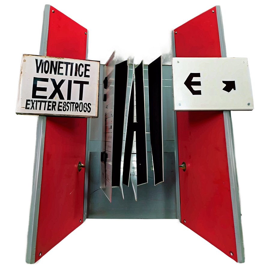 Exit Sign Png 05242024 PNG image